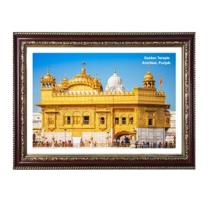 Gurudwara Golden Temple, Amritsar, Punjab Photo Frame 12x16 Inch | Spiritual Wall decoration for Home & Office | | Gift for Sikh Punjabi Gurudwara Golden Temple, Amritsar, Punjab Photo Frame 12x16 Inch | Spiritual Wall decoration for Home & Office | | Gift for Sikh Punjabi
