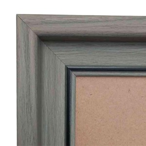 HiTechMart 11x15 Deep Grey Picture Frame Polystyrene Frame with Acrylic Glass Fits 8x12 Photo Wall Mount Display Modern Frame for Home Decor, Family Photos & Gifting