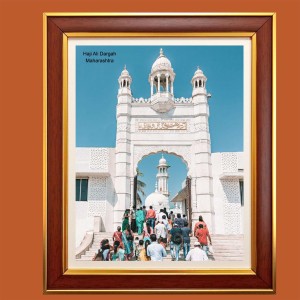 Haji Ali Dargah, Maharashtra Photo Frame, 10x14 Inches Stylish Framed Islamic wall art for Home & Office Decoration and gift for Muslims Haji Ali Dargah, Maharashtra Photo Frame, 10x14 Inches Stylish Framed Islamic wall art for Home & Office Decoration and gift for Muslims