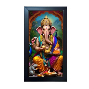 Hitech Sales Lord Ganesh Murti Religious Art Photo Frame – Acrylic Wall Decor for Home, Office & Temple (39.5 x 24.3 cm) Hitech Sales Lord Ganesh Murti Religious Art Photo Frame – Acrylic Wall Decor for Home, Office & Temple (39.5 x 24.3 cm)