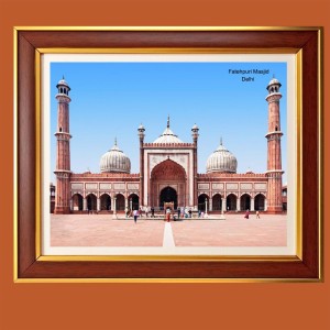Fatehpuri Masjid, Delhi Photo Frame, 10x14 Inches Stylish Framed Islamic wall art for Home & Office Decoration and gift for Muslims Fatehpuri Masjid, Delhi Photo Frame, 10x14 Inches Stylish Framed Islamic wall art for Home & Office Decoration and gift for Muslims