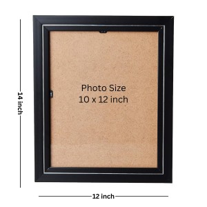 Hitech Sales Ma Annapurna Devi Photo Frame for Pooja Room, Temple Decor, Home Decoration and Gift (Wall and Tabletop, Rectangular, Printed Photo, 12 x 14 inches Frame, Brown)