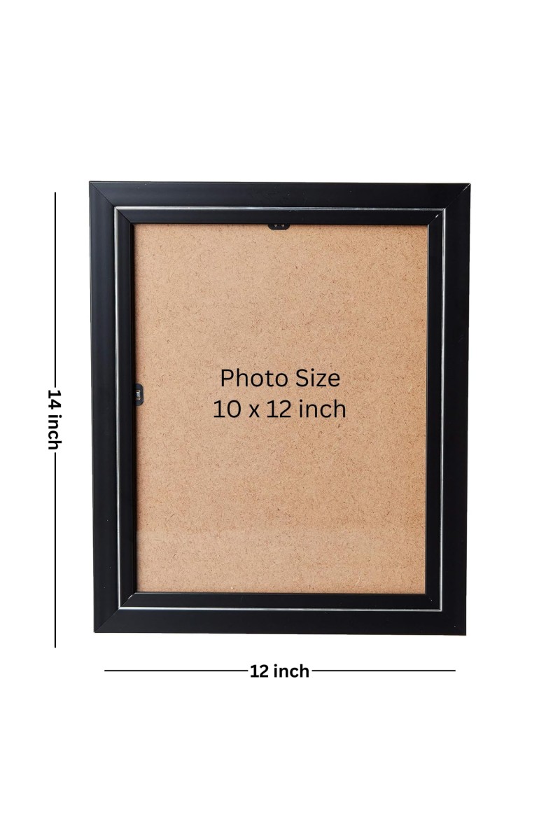 Hitech Sales Ma Laxmi Debi Photo Frame for Pooja Room, Temple Decor, Home Decoration and Gift (Wall and Tabletop, Rectangular, Printed Photo, 12 x 14 inches Frame, Brown)