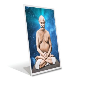 Car Desk/Table Top Shri Lahiri Mahashaya Acrylic L-Style Photo Stand - 5x7 Inches, Compact And Stylish Spiritual Display (F6720) Car Desk/Table Top Shri Lahiri Mahashaya Acrylic L-Style Photo Stand - 5x7 Inches, Compact And Stylish Spiritual Display (F6720)