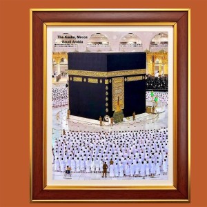 The kaabaa, Mecca Hejaz, Saudi Arabia Photo Frame, 10x14 Inches Stylish Framed Islamic wall art for Home & Office Decoration and gift for Muslims The kaabaa, Mecca Hejaz, Saudi Arabia Photo Frame, 10x14 Inches Stylish Framed Islamic wall art for Home & Office Decoration and gift for Muslims