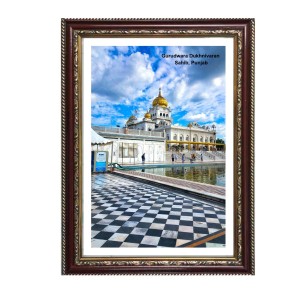 Gurudwara Gurudwara Dukhnivaran, Punjab Photo Frame 14x18 Inch | Spiritual Wall decoration for Home & Office | | Gift for Sikh Punjabi Gurudwara Gurudwara Dukhnivaran, Punjab Photo Frame 14x18 Inch | Spiritual Wall decoration for Home & Office | | Gift for Sikh Punjabi