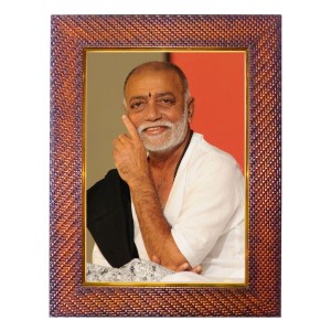 Ramna Mahrshri Photo Frame Religious Wall & Table Decor Frame | Ramna Mahrshri Spiritual Photo Frame For Home, Temple & Office | Decorative Hindu God & Goddess Frame (Pack Of 1) (F18403