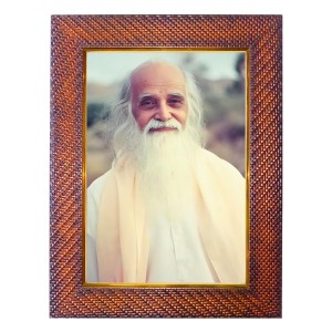 Swami Chinmayananda Saraswati Photo Frame 21X25 Inch Religious Wall & Table Decor Frame | Swami Chinmayananda Saraswati Spiritual Photo Frame For Home, Temple & Office (F18293X21X25)