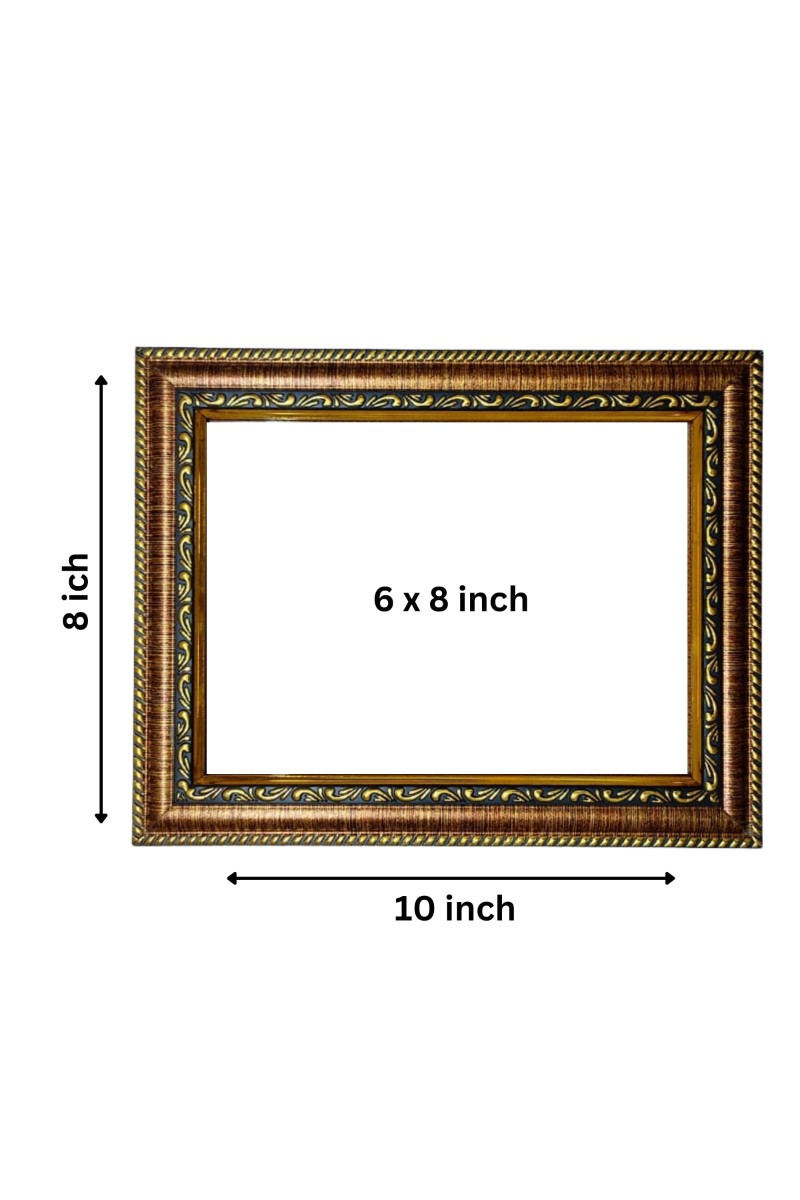 HI Tech Sale Lord vishnu picture frame photo for puja wall art portrait image spiritual framed home decor guru divine (8 x 10)