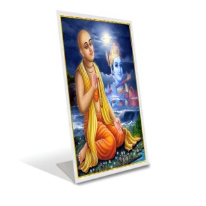 Car Desk/Table Top Shree Chaitanya Mahaprabhu Acrylic L-Style Photo Stand - 5x7 Inches, Compact And Stylish Spiritual Display (F6669) Car Desk/Table Top Shree Chaitanya Mahaprabhu Acrylic L-Style Photo Stand - 5x7 Inches, Compact And Stylish Spiritual Display (F6669)