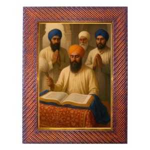 Waheguruji Guru Photo Frame 10x14 Inch Religious Wall & Table Decor Frame | Waheguruji Guru Spiritual Photo Frame For Home, Temple & Office | Decorative Hindu God & Goddess Frame (Pack Of 1) (F184 Waheguruji Guru Photo Frame 10x14 Inch Religious Wall & Table Decor Frame | Waheguruji Guru Spiritual Photo Frame For Home, Temple & Office | Decorative Hindu God & Goddess Frame (Pack Of 1) (F184