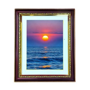 Vintage Wooden Photo Frame with Decorative Gold Border – Wall & Tabletop Display, Fits 6x8 Inch Pictures, Certificates, Artwork (Mahogany Brown with Gold Trim) Vintage Wooden Photo Frame with Decorative Gold Border – Wall & Tabletop Display, Fits 6x8 Inch Pictures, Certificates, Artwork (Mahogany Brown with Gold Trim)