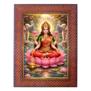 Mata Skandmata Photo Frame 13X17 Inch Religious Wall & Table Decor Frame | Mata Skandmata Spiritual Photo Frame For Home, Temple & Office (F18389X13X17)