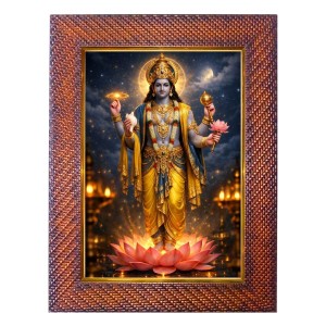 Ramna Mahrshri Photo Frame 15X19 Inch Religious Wall & Table Decor Frame | Ramna Mahrshri Spiritual Photo Frame For Home, Temple & Office | Decorative Hindu God & Goddess Frame (Pack Of 1) (F18403 Ramna Mahrshri Photo Frame 15X19 Inch Religious Wall & Table Decor Frame | Ramna Mahrshri Spiritual Photo Frame For Home, Temple & Office | Decorative Hindu God & Goddess Frame (Pack Of 1) (F18403
