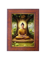 Lord SuryaDev Photo Frame 15X19 Inch Religious Wall & Table Decor Frame | Lord SuryaDev Spiritual Photo Frame For Home, Temple & Office | Decorative Hindu God & Goddess Frame (Pack Of 1) (F18205)