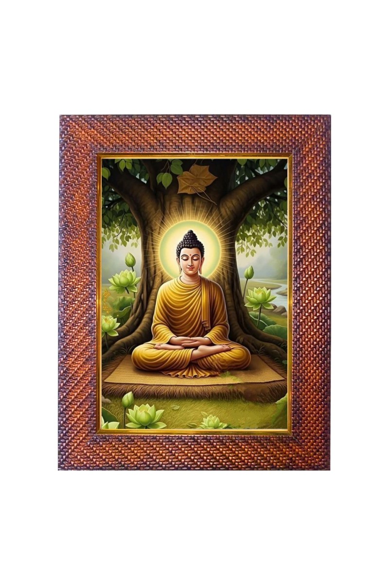 Lord SuryaDev Photo Frame 15X19 Inch Religious Wall & Table Decor Frame | Lord SuryaDev Spiritual Photo Frame For Home, Temple & Office | Decorative Hindu God & Goddess Frame (Pack Of 1) (F18205)