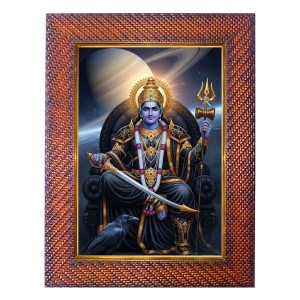 Lord Vishnu Kurma Photo Frame 19X23 Inch Religious Wall & Table Decor Frame | Lord Vishnu Kurma Spiritual Photo Frame For Home, Temple & Office | Decorative Hindu God & Goddess Frame (Pack Of 1) (