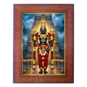 Maa Kali Photo Frame 21X25 Inch Religious Wall & Table Decor Frame | Maa Kali Spiritual Photo Frame For Home, Temple & Office | Decorative Hindu God & Goddess Frame (Pack Of 1) (F18378)