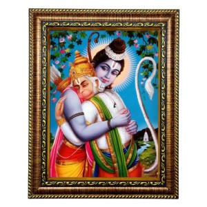 Hi Tech Sales Hanuman ji With Bhagwan Shiv Laminations Photo Frame for table, Study & living room, gifts : Divine Blessings for Your Home (Synthetic Wood Base and Front face - Glass) (8 x 10) Hi Tech Sales Hanuman ji With Bhagwan Shiv Laminations Photo Frame for table, Study & living room, gifts : Divine Blessings for Your Home (Synthetic Wood Base and Front face - Glass) (8 x 10)
