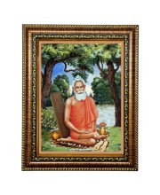 Hi Tech Sales Loknath Baba Photo Frame for Office, Wall/Table, Study room & living room, gifts | PVC Frame & Front Face - Glass (8 x 10)