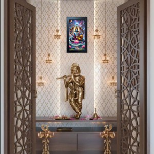 Hitech SalesLord Vishnu Religious Art Photo Frame – Acrylic Wall Decor for Home, Office & Temple (39.5 x 24.3 cm) Hitech SalesLord Vishnu Religious Art Photo Frame – Acrylic Wall Decor for Home, Office & Temple (39.5 x 24.3 cm)