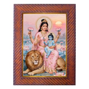 Nisargadatta Maharaj Photo Frame Religious Wall & Table Decor Frame | Nisargadatta Maharaj Spiritual Photo Frame For Home, Temple & Office | Decorative Hindu God & Goddess Frame (Pack O
