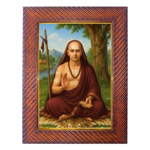 Anandamayi Ma Photo Frame 21X25 Inch Religious Wall & Table Decor Frame | Anandamayi Ma Spiritual Photo Frame For Home, Temple & Office | Decorative Hindu God & Goddess Frame (Pack Of 1) (F18326)