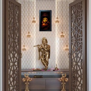 Hitech Sales Maa Durga Wall-Mount Rectangular Polystyrene Photo Frame Home Decoration and Gifting, 9.6 x 15.6 inches Black Frame (Pack of 1, Printed Photo) Hitech Sales Maa Durga Wall-Mount Rectangular Polystyrene Photo Frame Home Decoration and Gifting, 9.6 x 15.6 inches Black Frame (Pack of 1, Printed Photo)