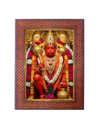 Lord Shani Photo Frame 21X25 Inch Religious Wall & Table Decor Frame | Lord Shani Spiritual Photo Frame For Home, Temple & Office | Decorative Hindu God & Goddess Frame (Pack Of 1) (F18231)