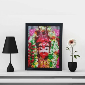 Hitech Maa Tara 3D Laminated Photo Frame - Perfect Décor for Walls, Tables, and Sacred Spaces. Ideal for Gifting, Puja, and Elevating Living Room Ambiance