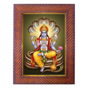 Maa Lalita Tripura Photo Frame Religious Wall & Table Decor Frame | Maa Lalita Tripura Spiritual Photo Frame For Home, Temple & Office | Decorative Hindu God & Goddess Frame (Pack Of 1)