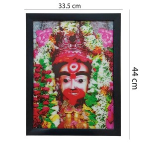 Hitech Maa Tara 3D Laminated Photo Frame - Perfect Décor for Walls, Tables, and Sacred Spaces. Ideal for Gifting, Puja, and Elevating Living Room Ambiance