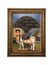 Hi Tech Sales Ma Lakshmi Ma Saraswati Lord Shri Ganesh Photo Frame for wall/table, Study & living room, gifts (10 x 12)