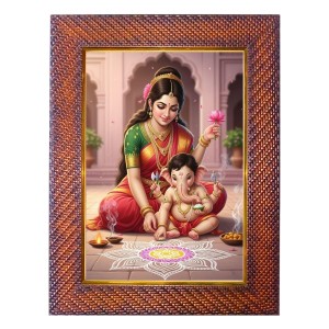 Mata Parvati Lord Shiva Photo Frame 13X17 Inch Religious Wall & Table Decor Frame (F18148X13X17) Mata Parvati Lord Shiva Photo Frame 13X17 Inch Religious Wall & Table Decor Frame (F18148X13X17)