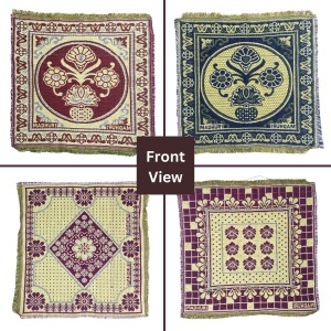 Hitech Sales Pure Cotton Puja Aasan Set Designer Prayer Mats for Puja, Meditation or Sitting on Floor & Multipurpose Use - Size 20 x 20 inch (Multicolor) (10) Hitech Sales Pure Cotton Puja Aasan Set Designer Prayer Mats for Puja, Meditation or Sitting on Floor & Multipurpose Use - Size 20 x 20 inch (Multicolor) (10)