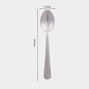 Stainless Steel Spoon, Stainless Steel, 5.6 in Length (Pack of 6) Stainless Steel Spoon, Stainless Steel, 5.6 in Length (Pack of 6)