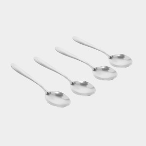 Stainless Steel Spoon, 7 in Length (Pack of 4)