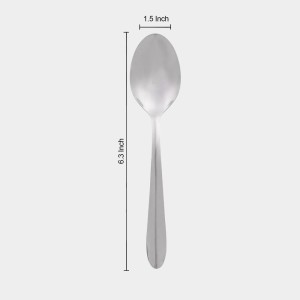 Stainless Steel Spoon, 6.3 in (Pack of 4) Stainless Steel Spoon, 6.3 in (Pack of 4)