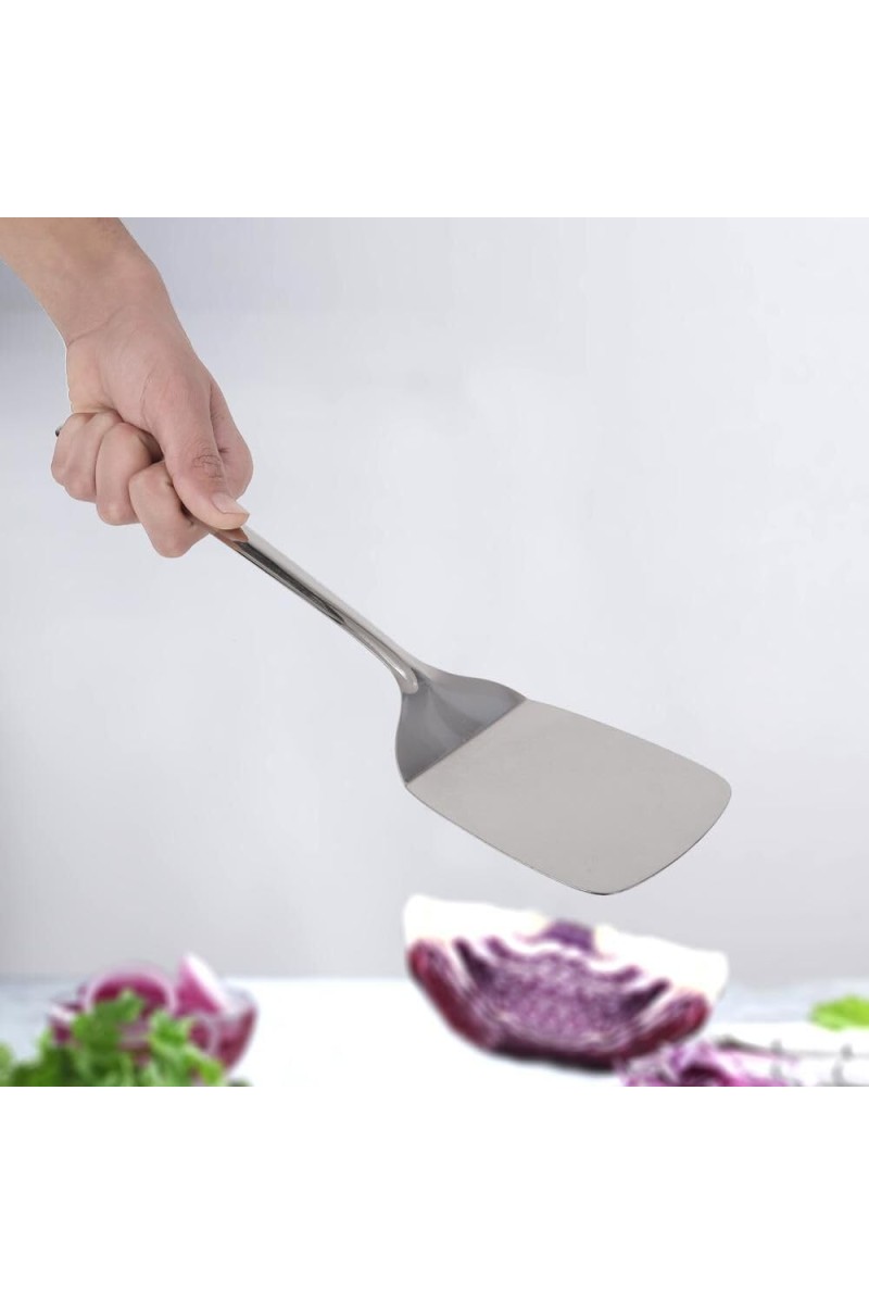 Steel Kitchen Tool Set, Set of 3 1 3 in., 1Ladle, 1Serving Spoon, 1Turner