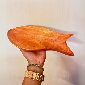 Fish Shaped Wooden Serving Tray Platter Rustic Kitchen Decor Tableware 9.5/5.5 inch Fish Shaped Wooden Serving Tray Platter Rustic Kitchen Decor Tableware 9.5/5.5 inch