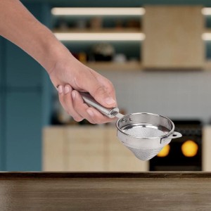 Steel Tea Strainer 24 cm Length (Pack of 1)