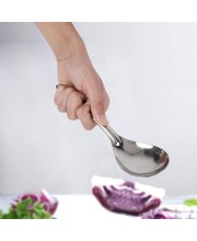 Stainless Steel Serving Spoon, 8.7 in Length (Pack of 1) Stainless Steel Serving Spoon, 8.7 in Length (Pack of 1)