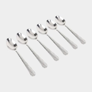 Stainless Steel Spoon, Stainless Steel, 5.6 in Length (Pack of 6) Stainless Steel Spoon, Stainless Steel, 5.6 in Length (Pack of 6)