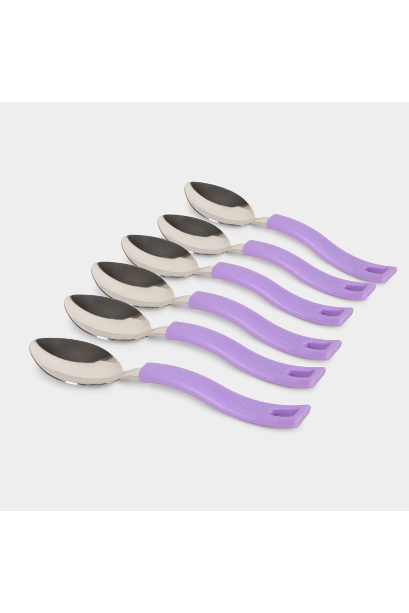 Stainless Steel Dessert Spoon Set of 6, 1 8 cm Length (Pack of 6)