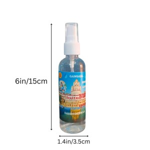 Gangajal Spray Bottle from Dakshineswar Temple | Pure Holy Ganga Jal for Pooja & Religious Rituals | Sanctified Gangajal for Home, Temple & Auspicious Ceremonies | Easy Use Spray Bottle (100ml) Gangajal Spray Bottle from Dakshineswar Temple | Pure Holy Ganga Jal for Pooja & Religious Rituals | Sanctified Gangajal for Home, Temple & Auspicious Ceremonies | Easy Use Spray Bottle (100ml)