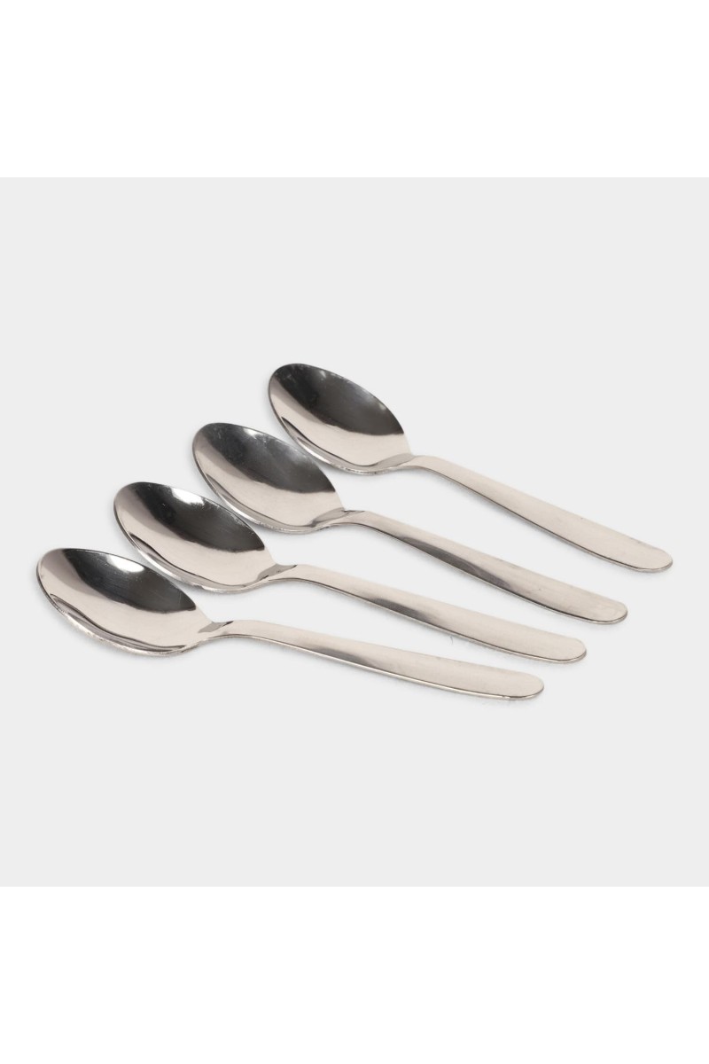 Steel Spoon 1 3 cm Length (Pack of 4)