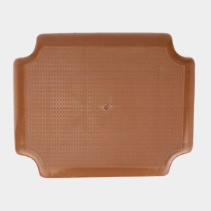 Durable Plastic Bath Stool | Multipurpose Lightweight Bathroom Stool for Daily Use | Strong Anti-Slip Stool for Home Kitchen Bathroom | Brown Color