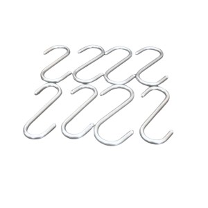 Stainless Steel S Shaped Hooks for Kitchen & Bathroom – Heavy Duty Rust Resistant Hanging Hooks for Utensils, Pots, Clothes & Accessories (Set of 8). (8) Stainless Steel S Shaped Hooks for Kitchen & Bathroom – Heavy Duty Rust Resistant Hanging Hooks for Utensils, Pots, Clothes & Accessories (Set of 8). (8)