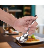 Steel Dessert Spoon 1 8 cm Length (Pack of 4)