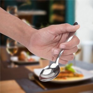 Steel Dessert Spoon 1 8 cm Length (Pack of 4) Steel Dessert Spoon 1 8 cm Length (Pack of 4)